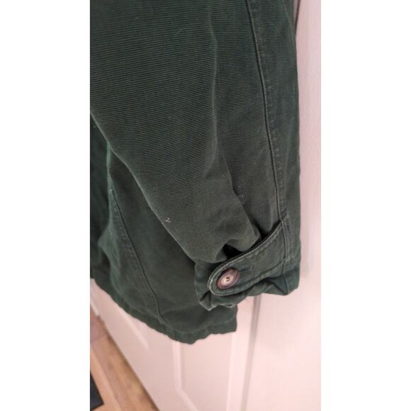 Eddie Bauer Vintage Mens Green Chore Coat Barn Coat Jacket, Large, Down Filled - Picture 6 of 9